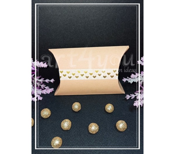  Μπομπονιέρα γάμου κουτάκι washi tape